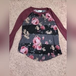 Floral Light Sweater